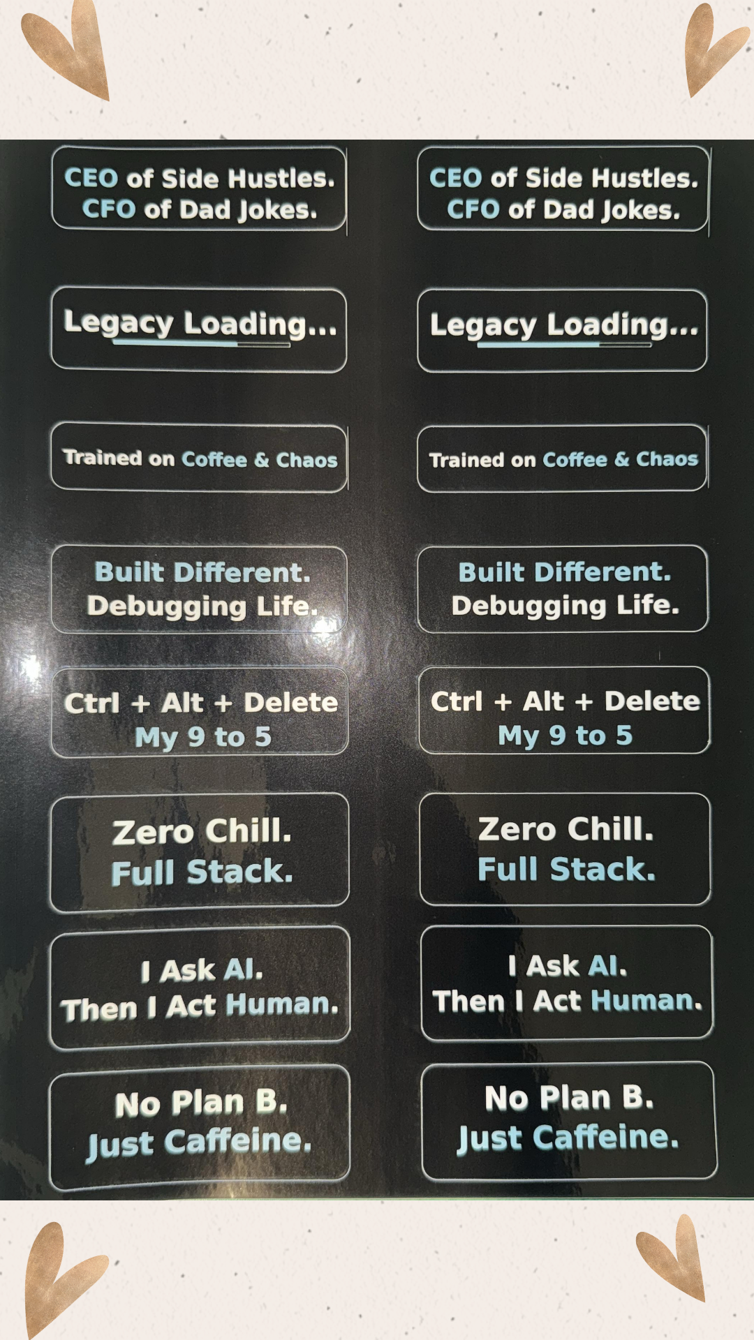 Hustle Protocol Stickers Bundles.